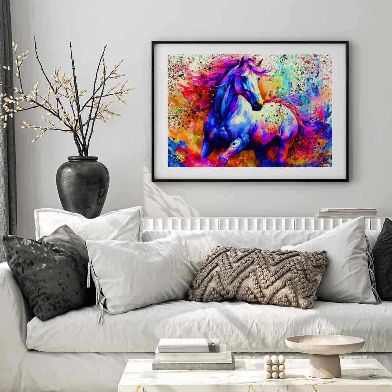 Dreamy Horse Colorful Poster