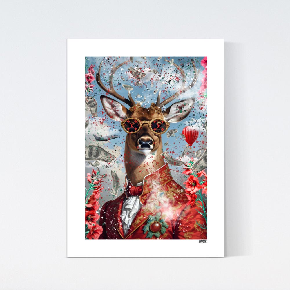 Kingly Deer Poster