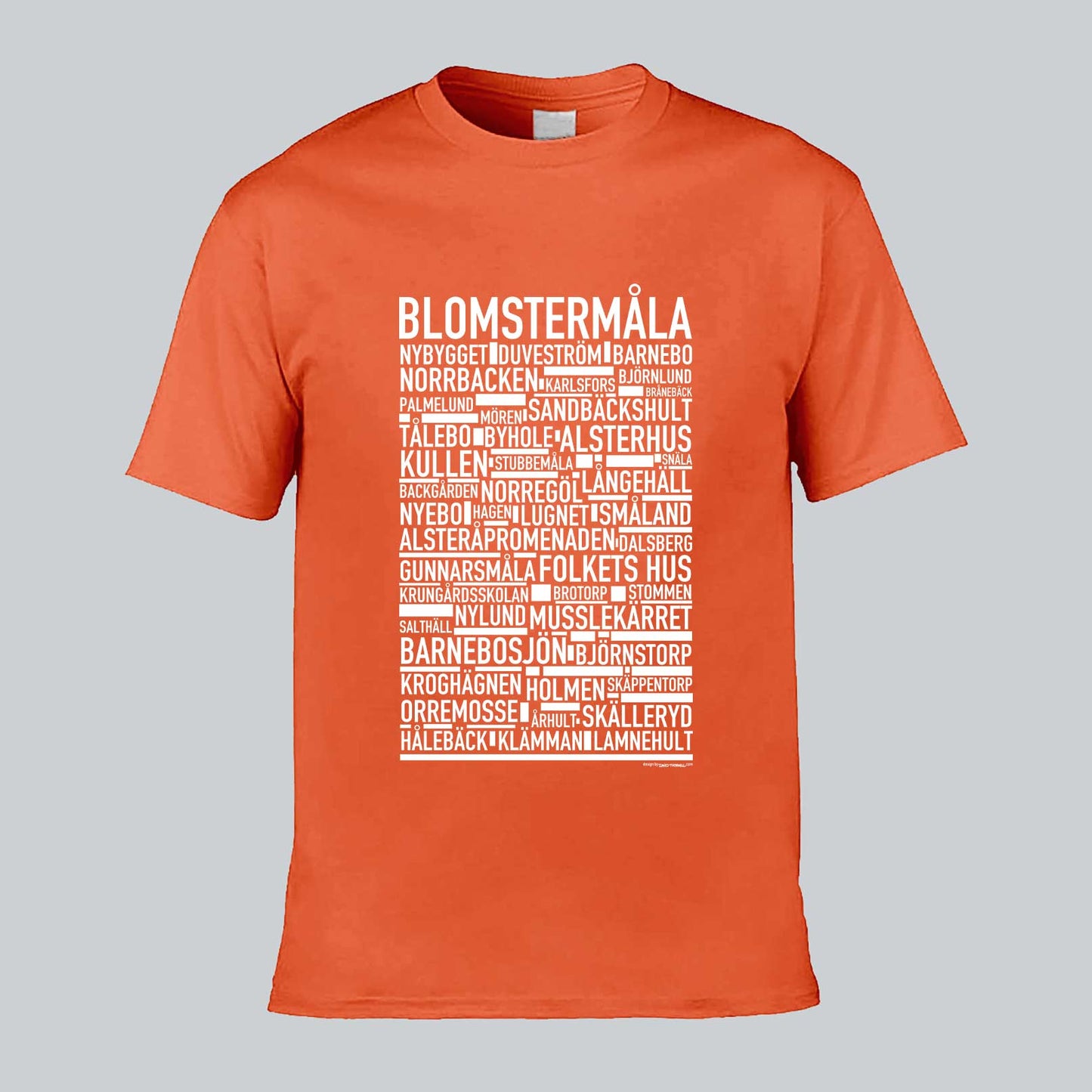 Blomstermåla Text T-Shirt