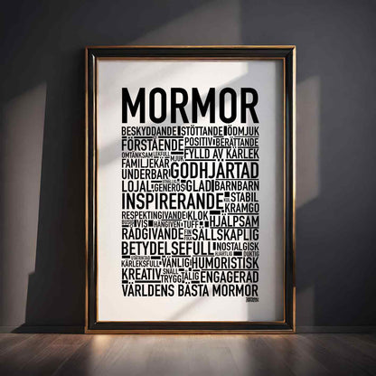 Mormor 2024 Text Poster