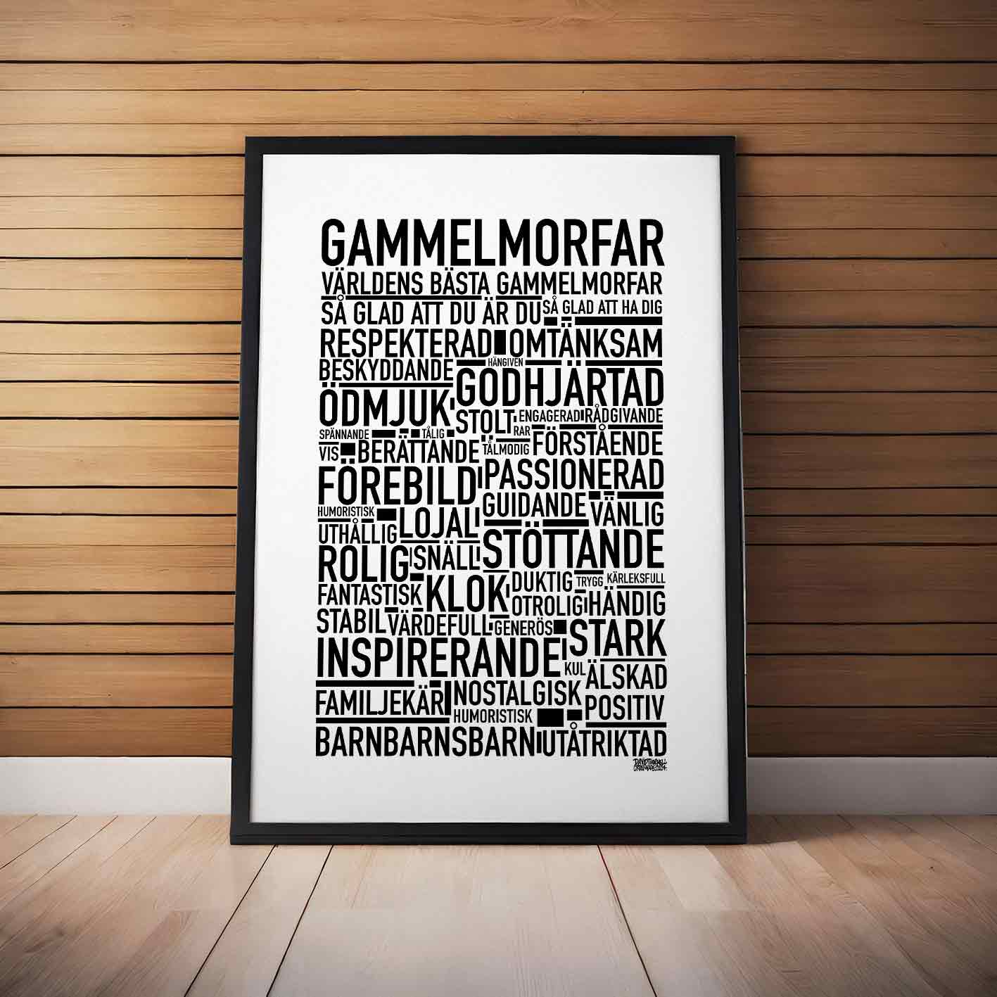 Gammelmorfar 2024 Text Poster