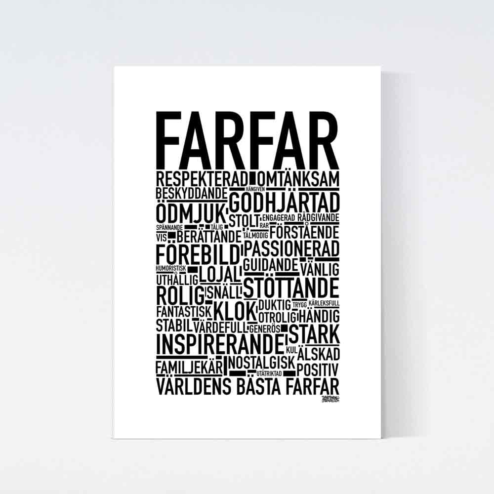 Farfar 2024 Text Poster