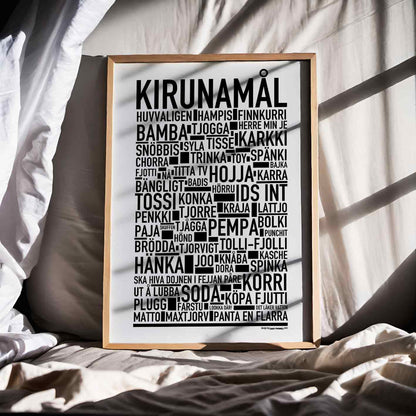 Kirunamål Dialekt Text Poster