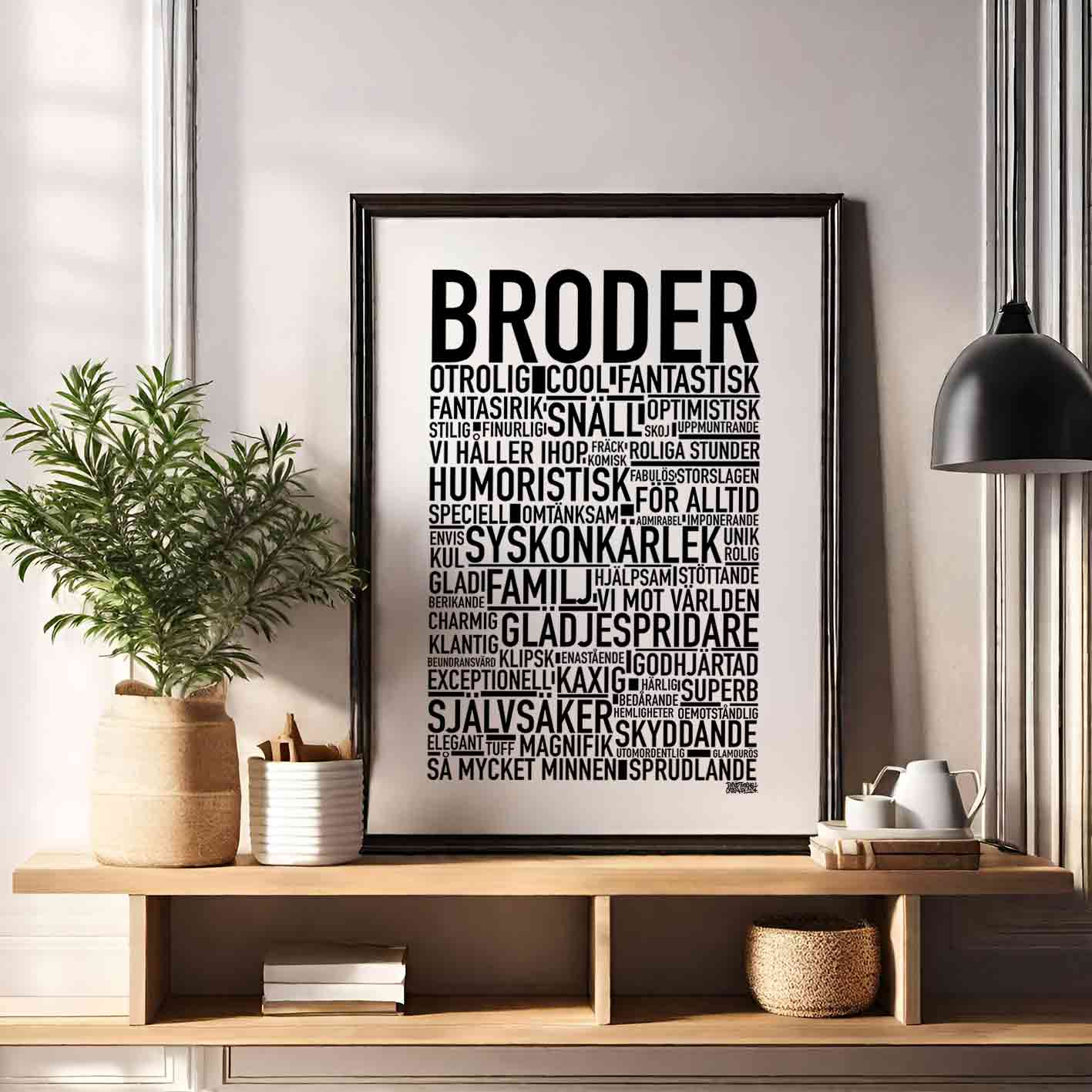 Broder 2024 Text Poster