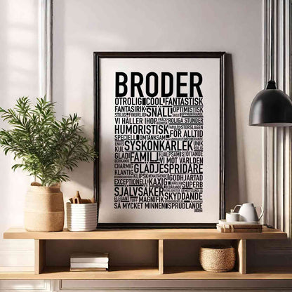 Broder 2024 Text Poster