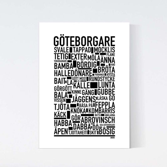 Göteborgare Text Poster