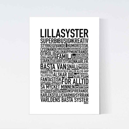 Lillasyster 2024 Text Poster