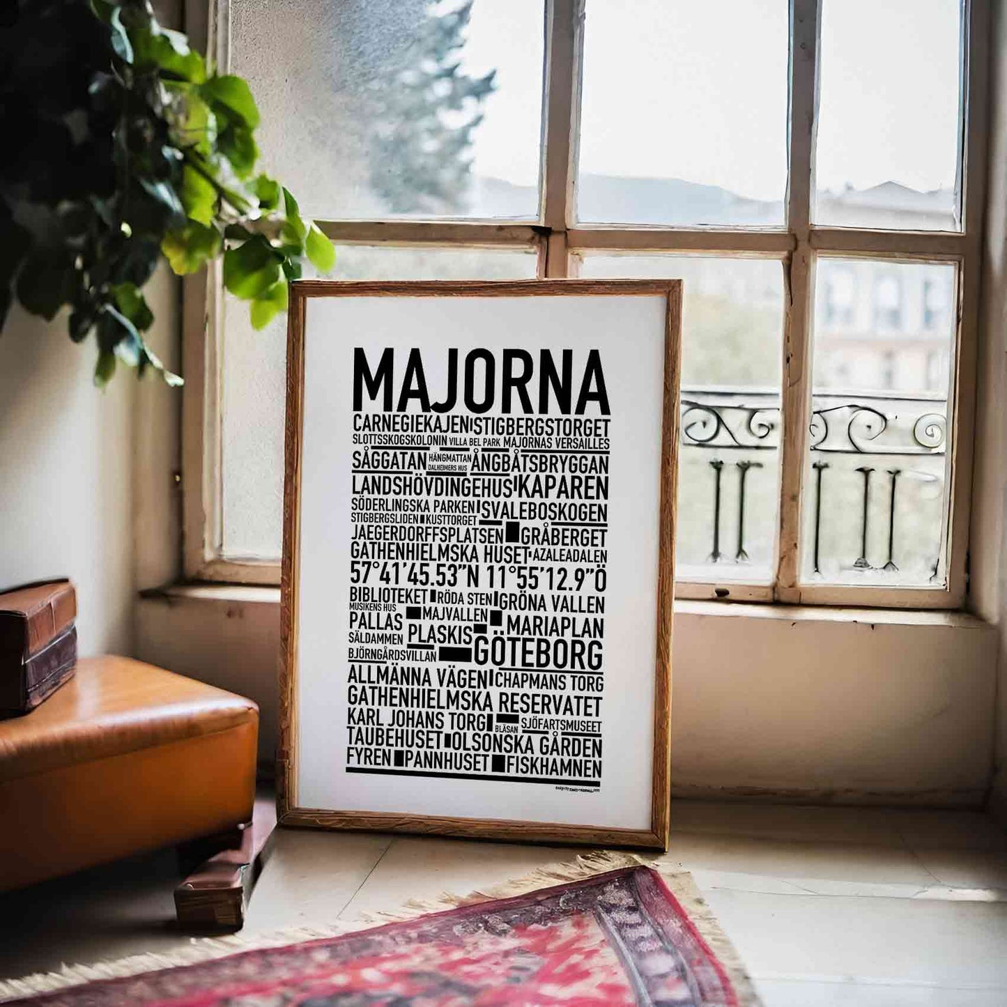 Majorna Text Poster