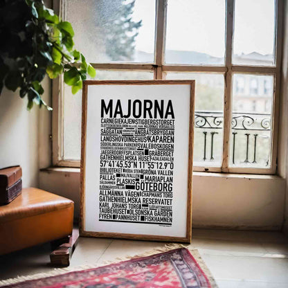 Majorna Text Poster