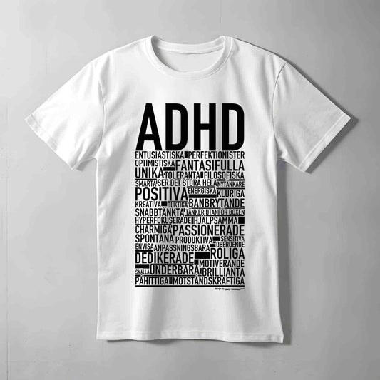 ADHD Text T-shirt