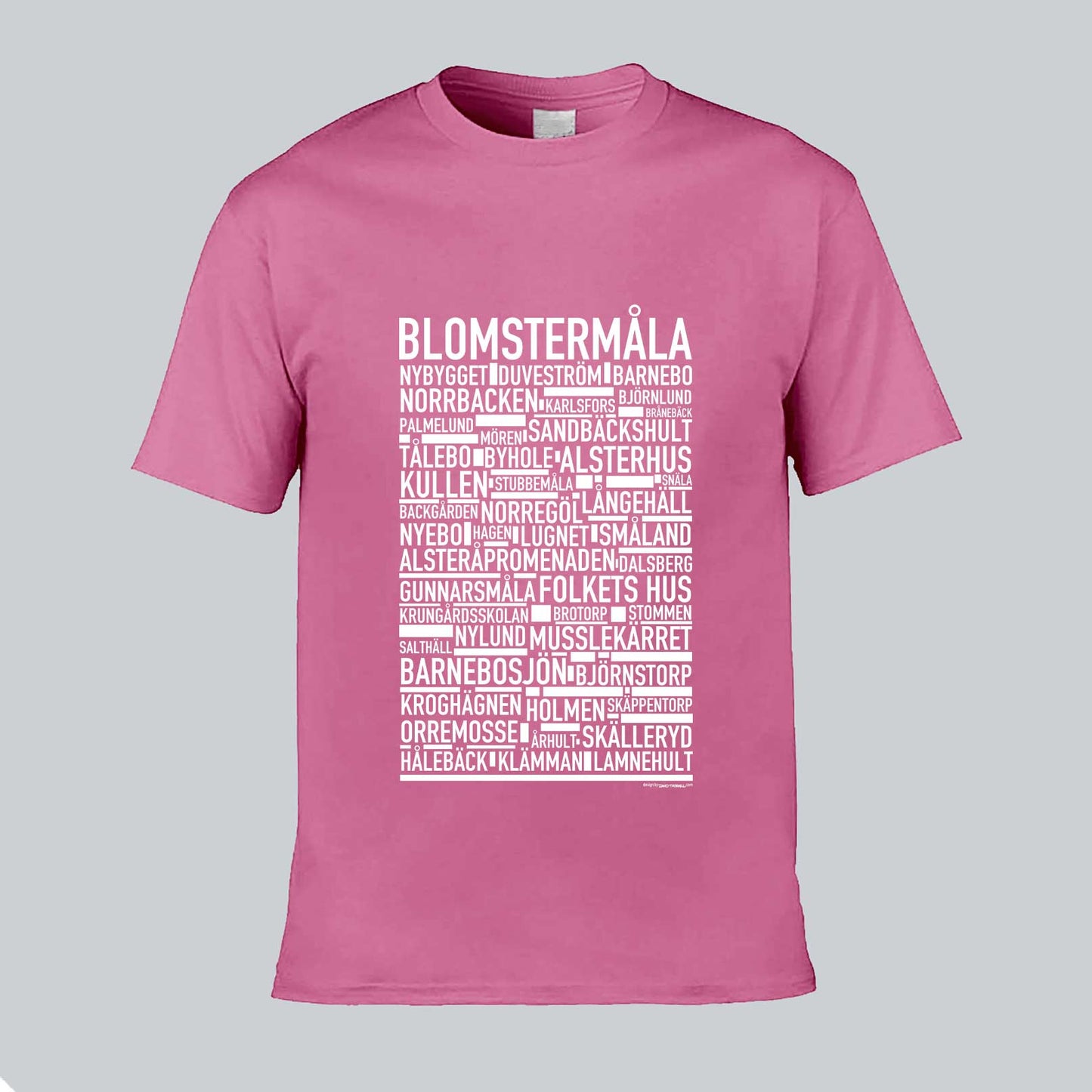 Blomstermåla Text T-Shirt