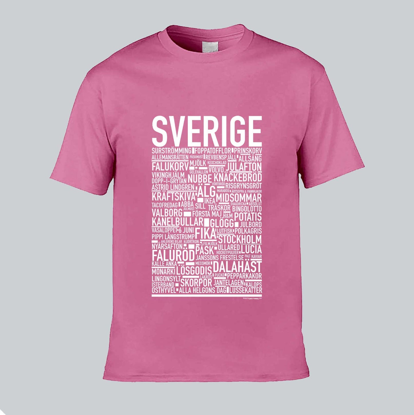 Sverige Klassiker Text T-Shirt