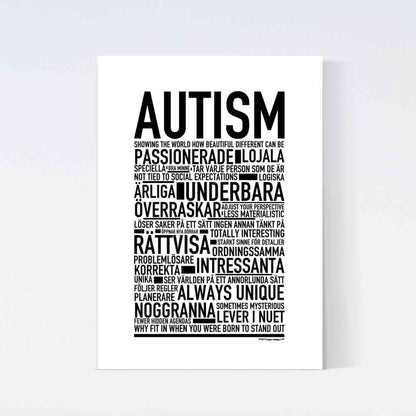 Autism Text Poster