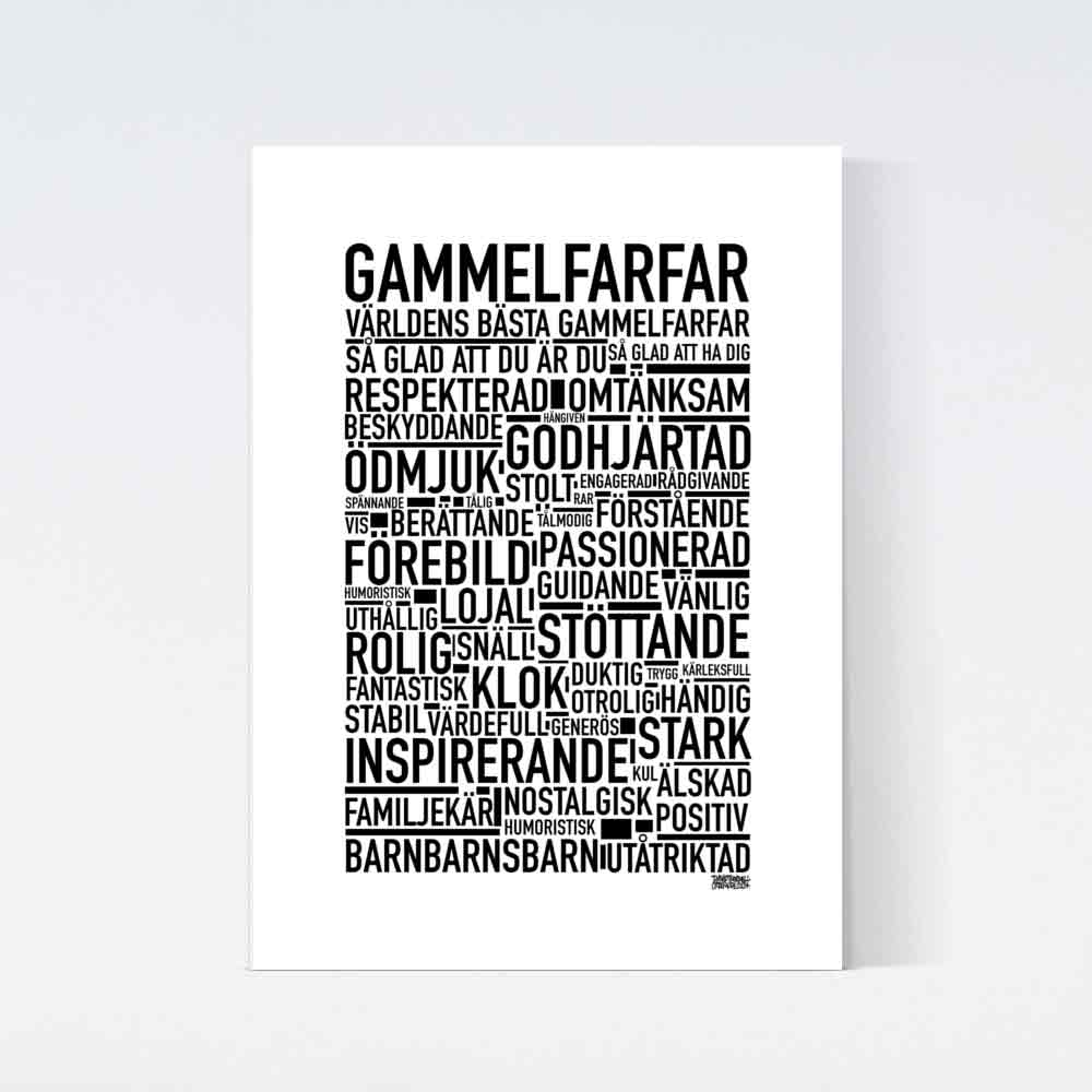 Gammelfarfar 2024 Text Poster