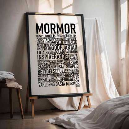 Mormor 2024 Text Poster