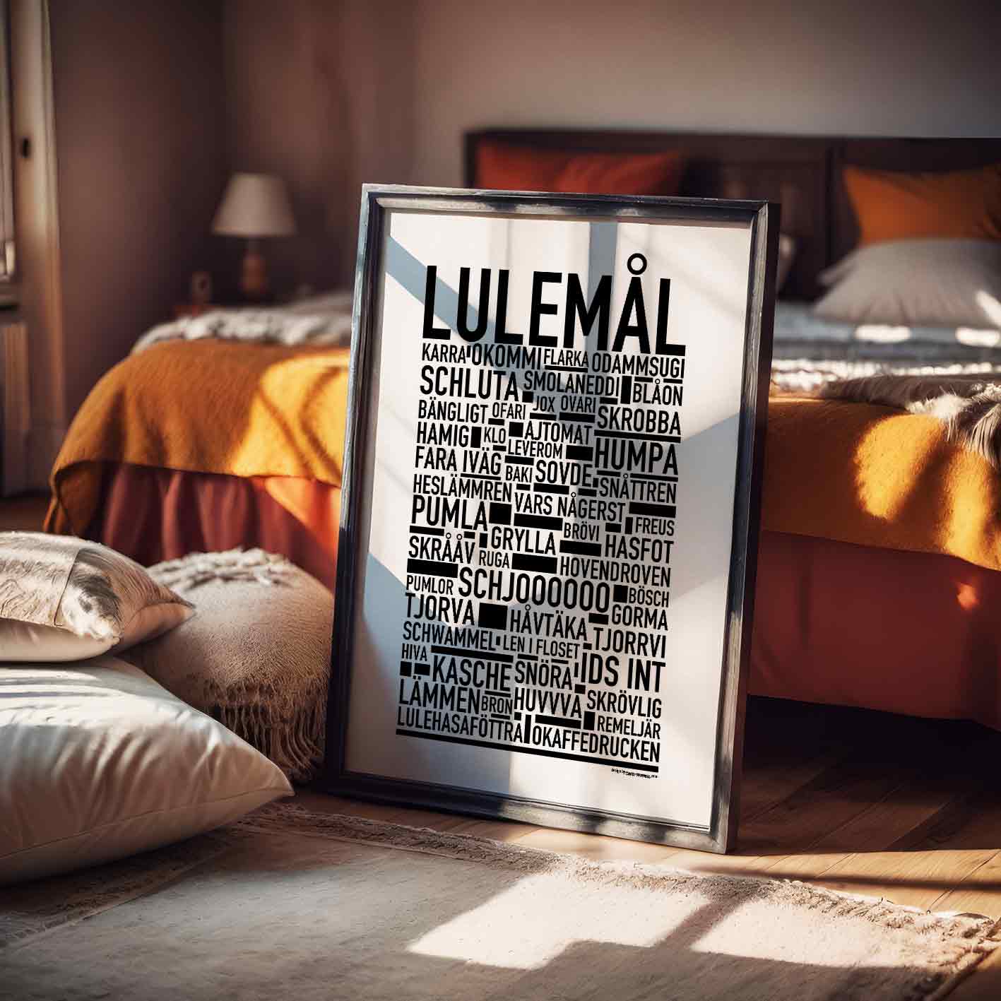 Lulemål Dialekt Text Poster