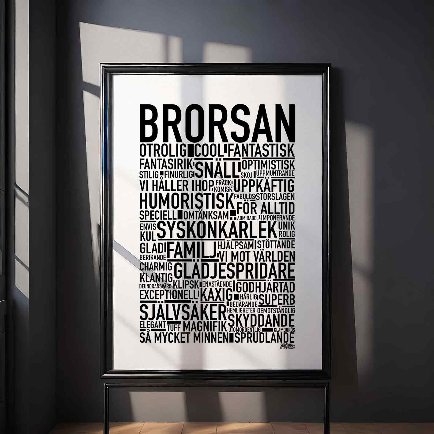 Brorsan 2024 Text Poster