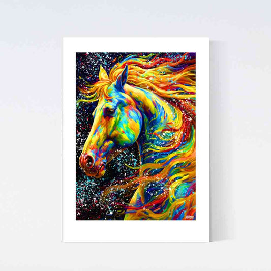 Colorful Horse Poster