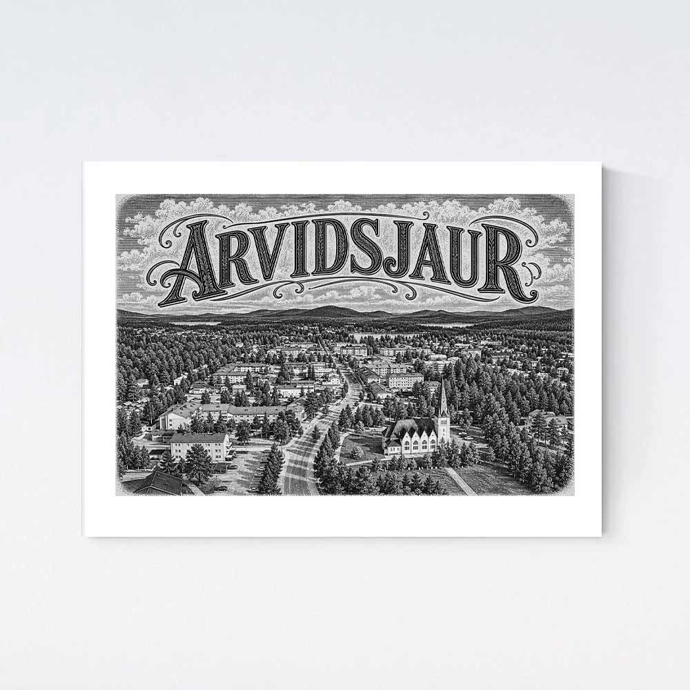 Arvidsjaur Nostalgi Poster