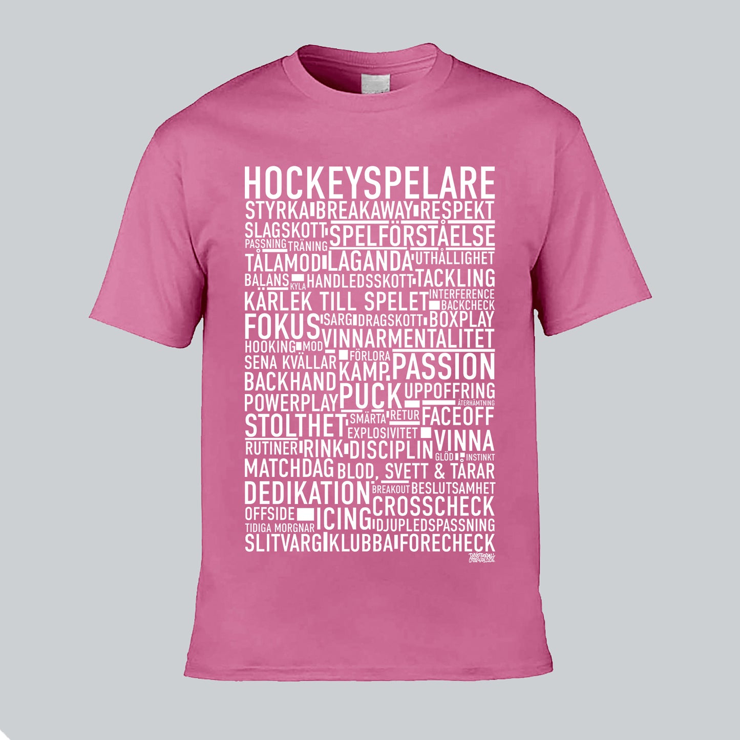 Hockeyspelare Text T-shirt