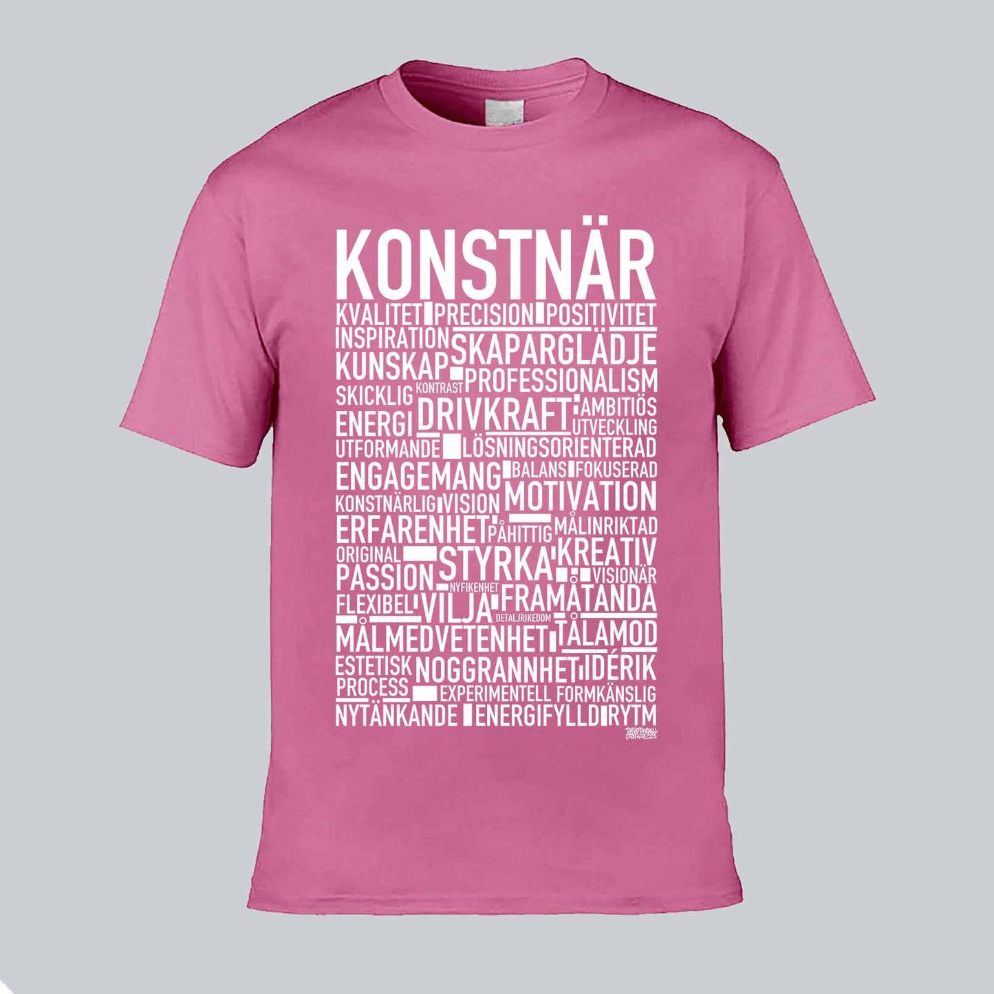 Konstnär Text T-shirt