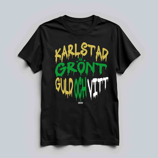 Karlstad Är Grönt Guld & Vitt T-shirt