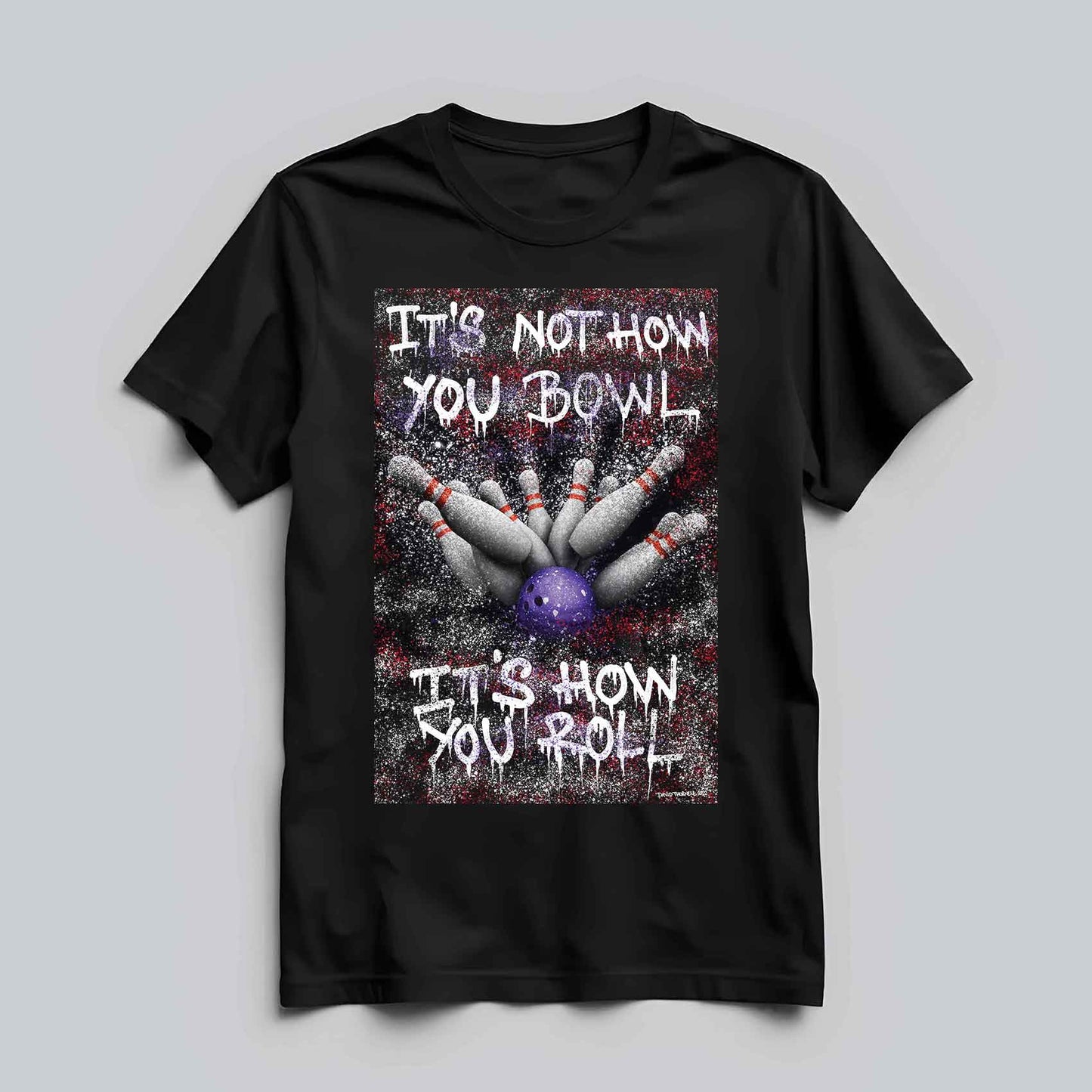 Bowling Graffiti T-shirt