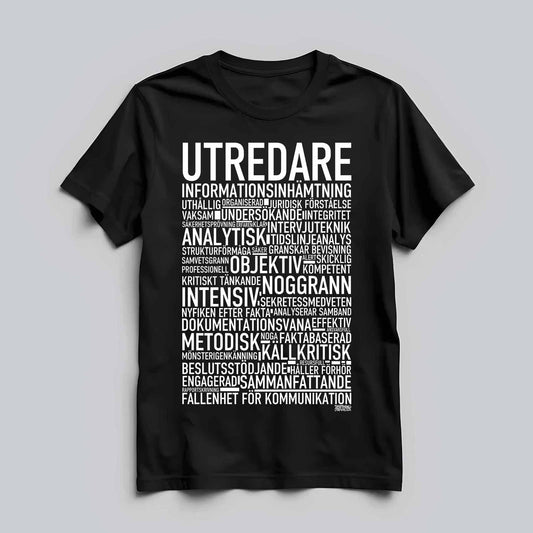 Utredare Text T-shirt