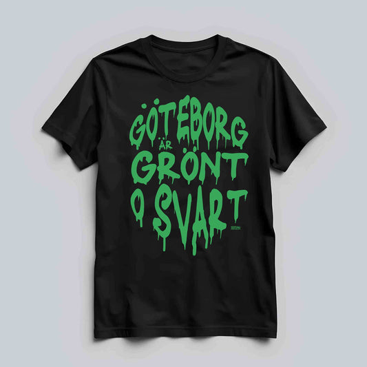 Göteborg Är Grönt & Svart T-shirt