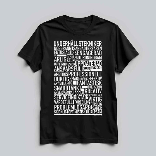 Underhållstekniker Text T-shirt