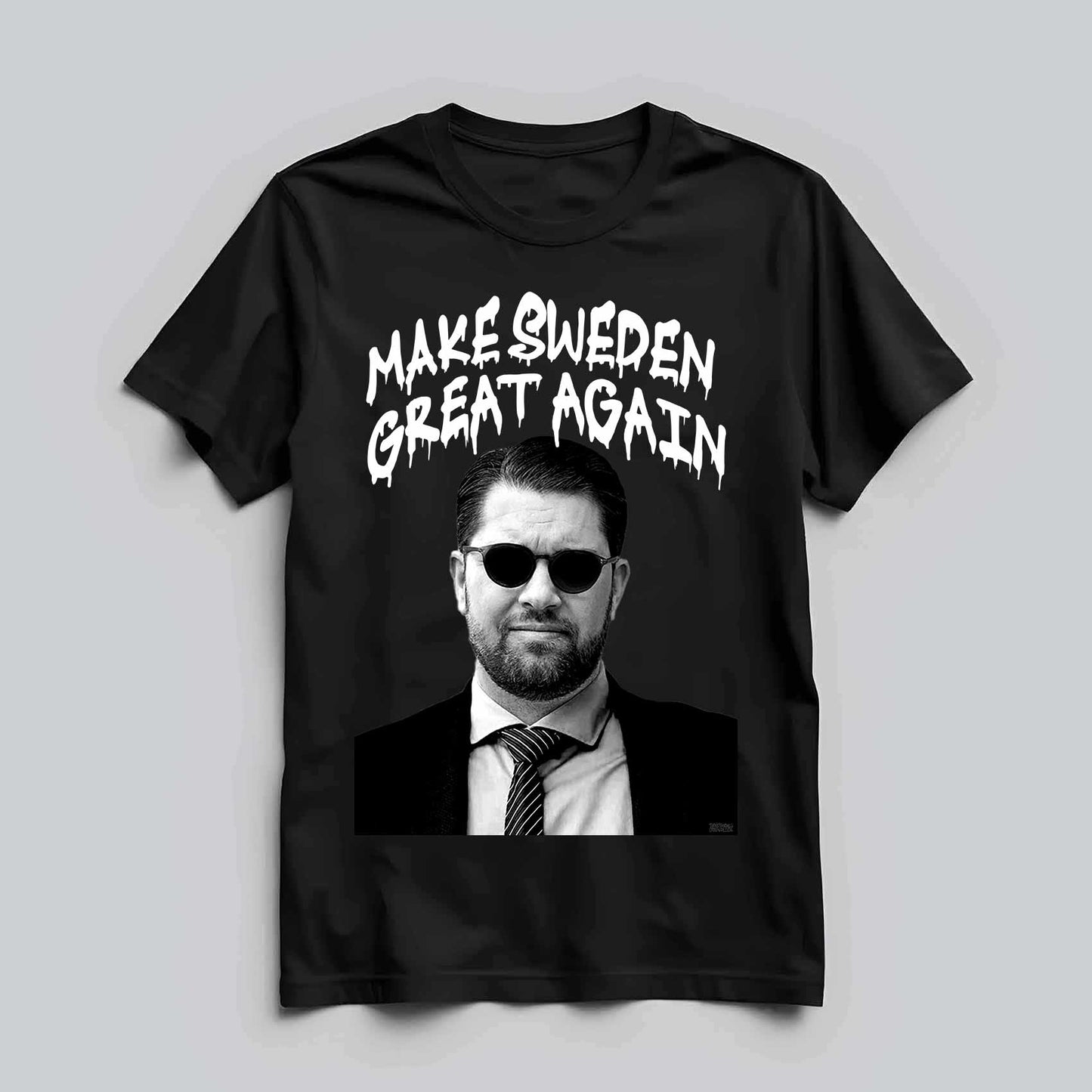 Make Sweden Great Again Text T-shirt