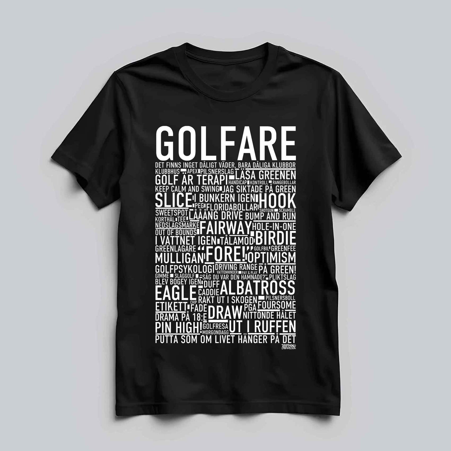 Golfare Text T-shirt