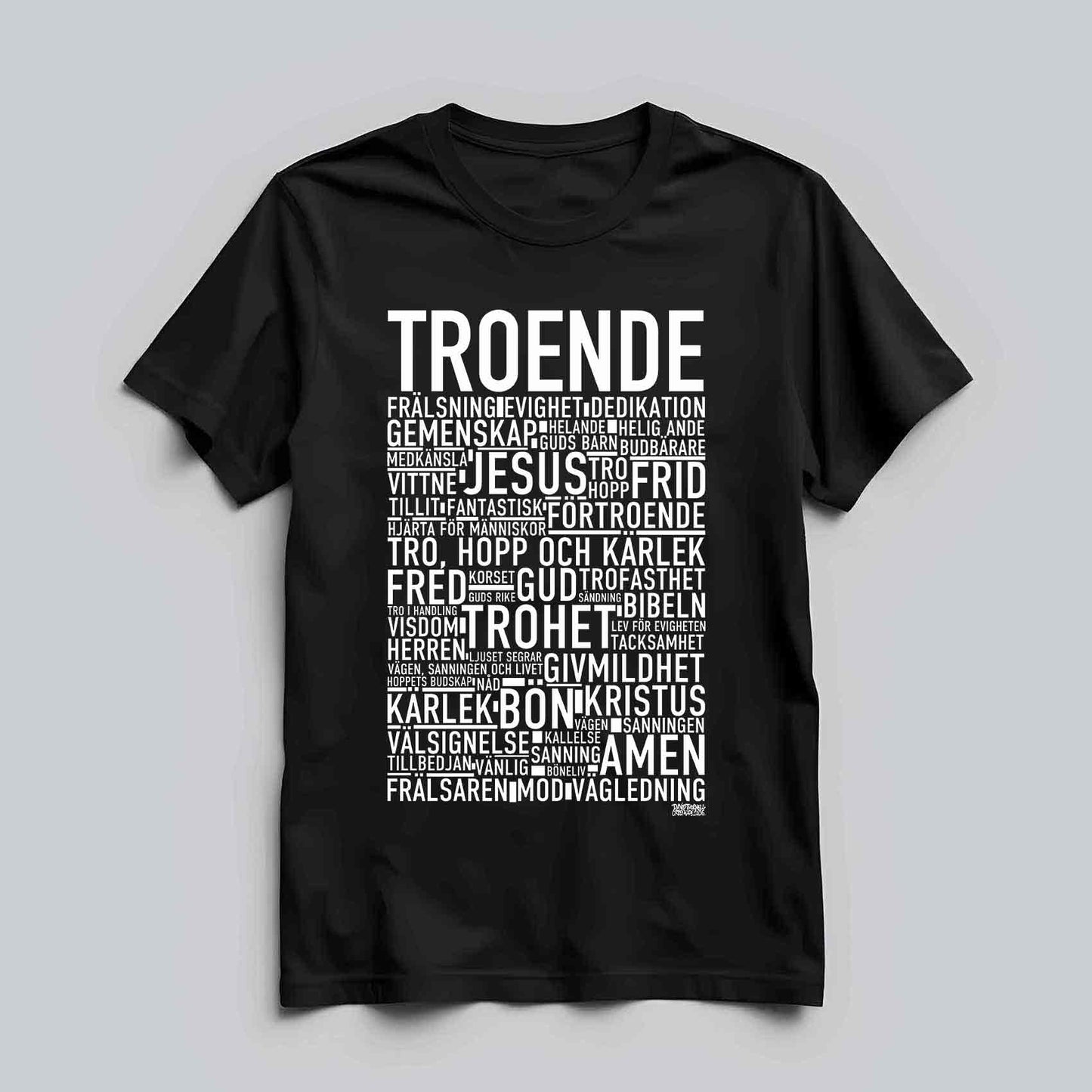 Troende Text T-shirt