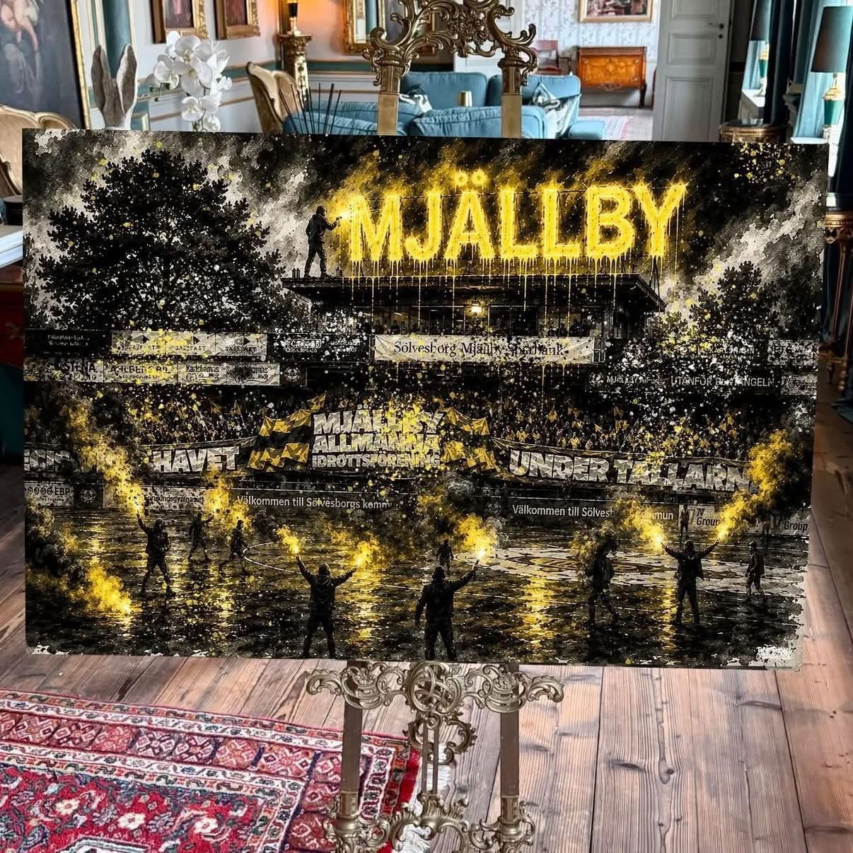 Mjällby canvastavla 75x100 cm