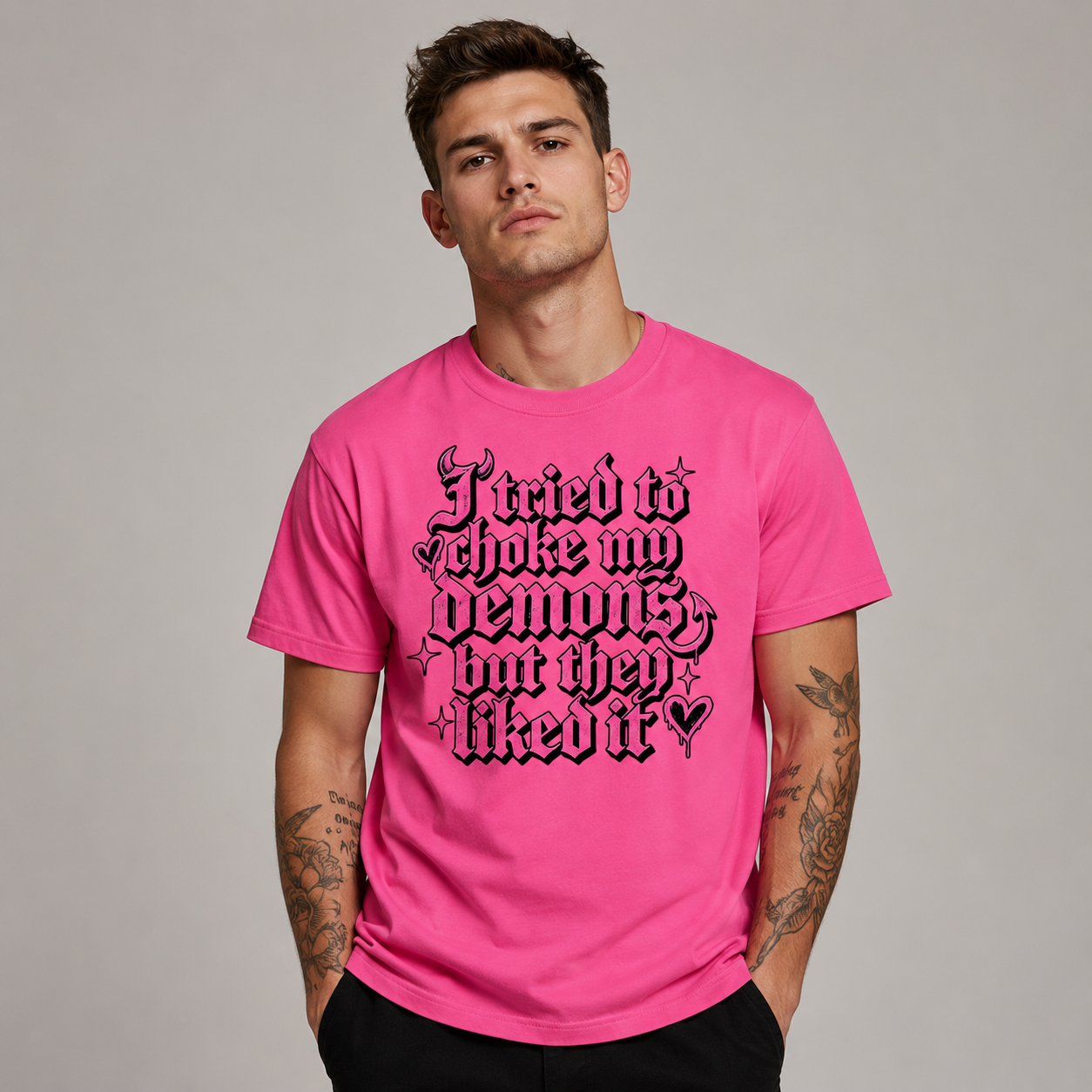 Tried To Choke Demons T-shirt