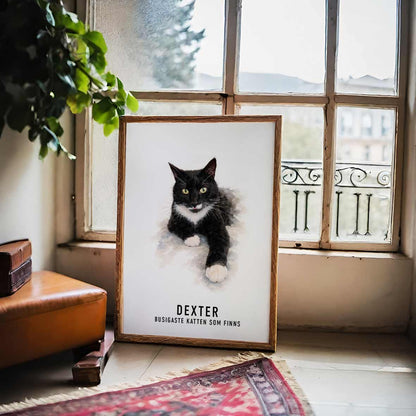 Skapa Porträtt Husdjur Poster