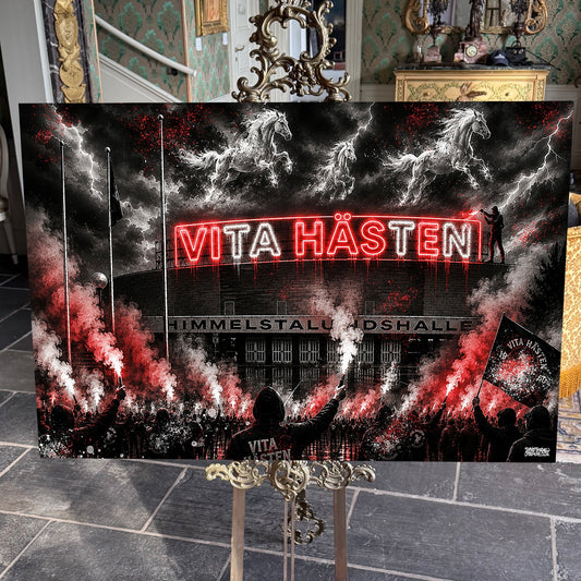 Vita Hästen Arena Canvas