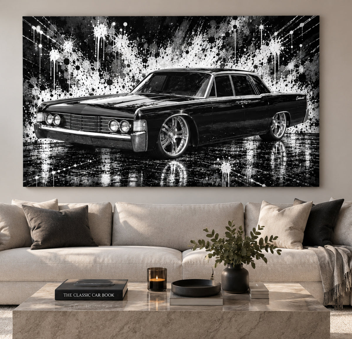 Lincoln Continental Car Canvas