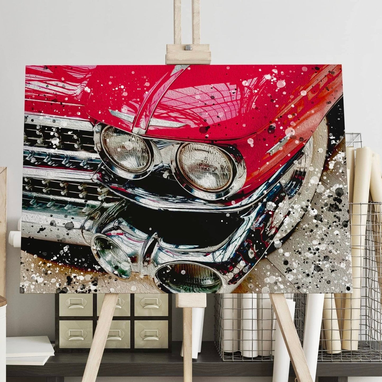 Red Cadillac Canvas