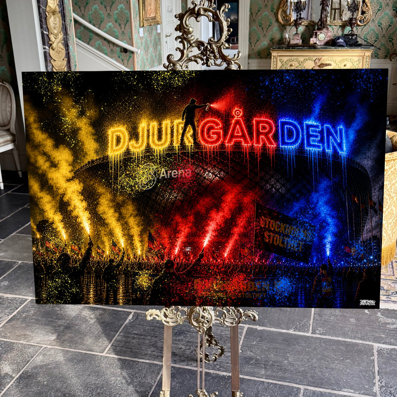 Djurgården Arena Canvas