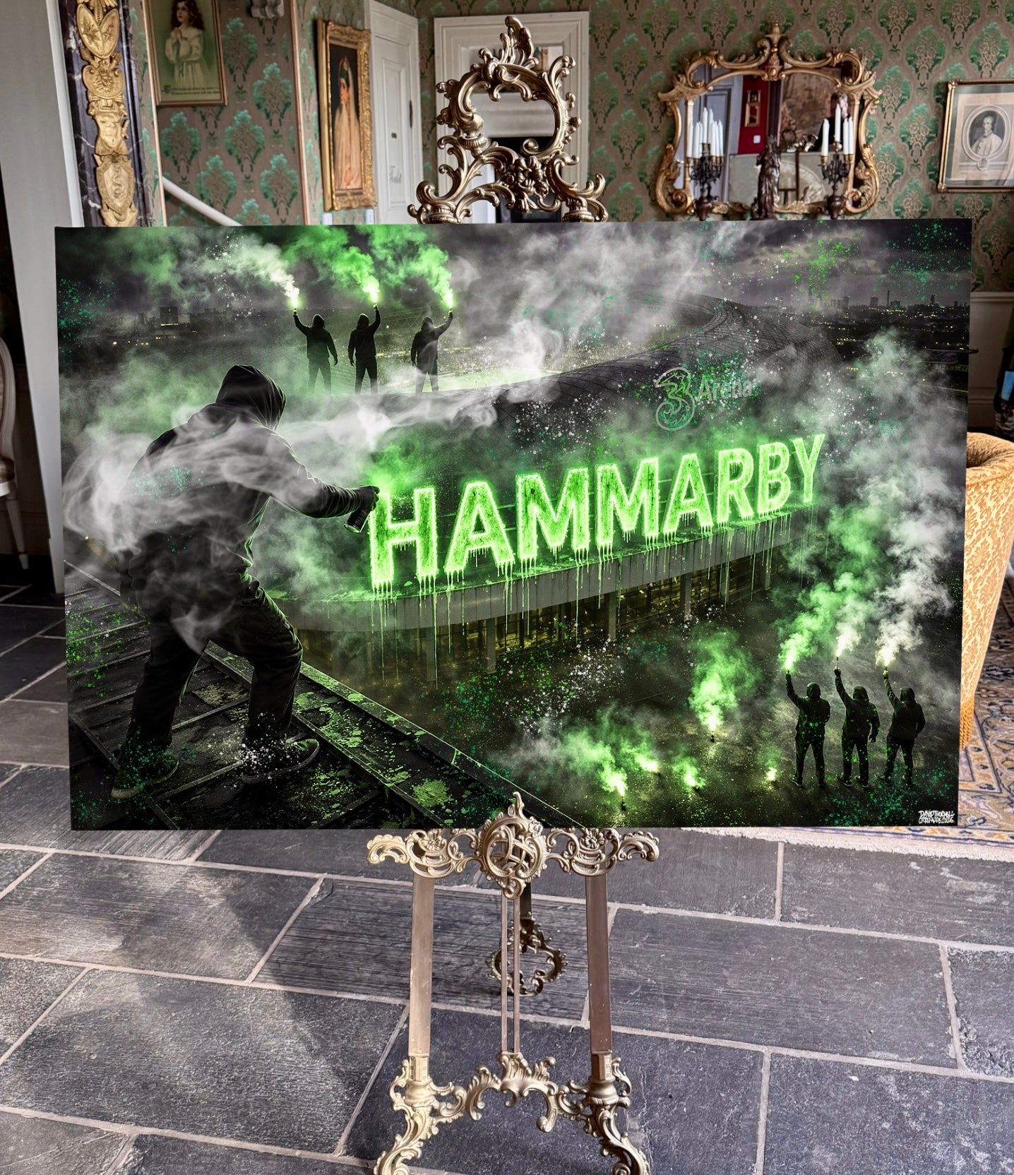Hammarby Canvastavla 80x120cm
