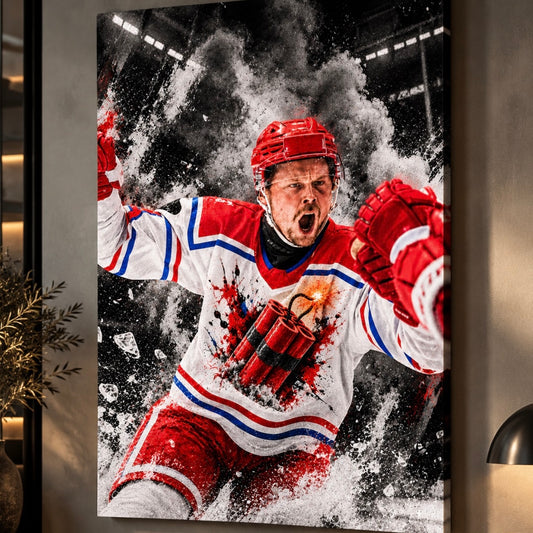 Timrå Spelare Canvas