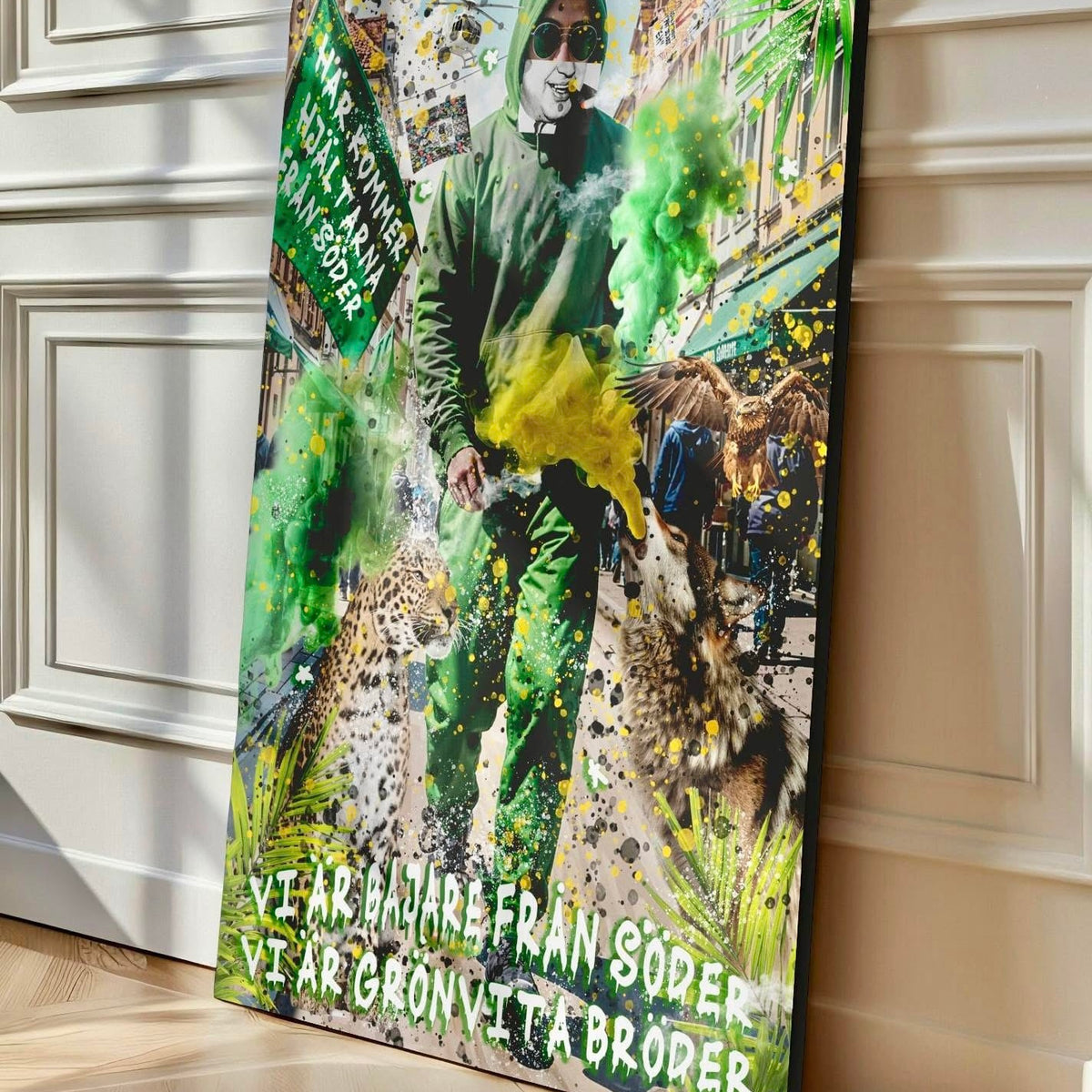 Hammarby Supporter Canvas