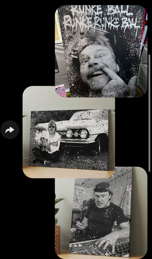 3 st posters Eddie 50x70cm