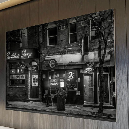Cadillac Lounge BLK Canvas