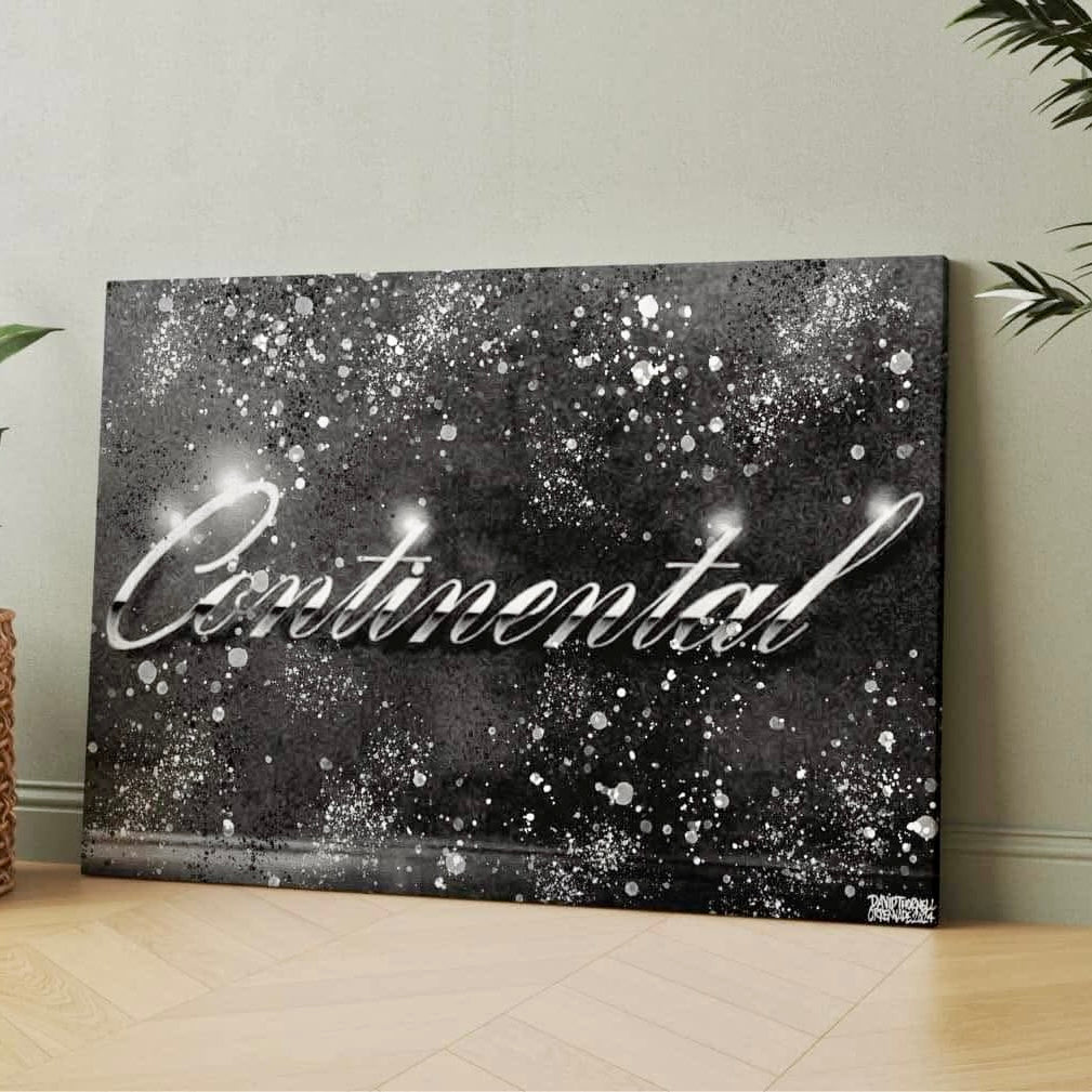 Lincoln Continental Art Canvas