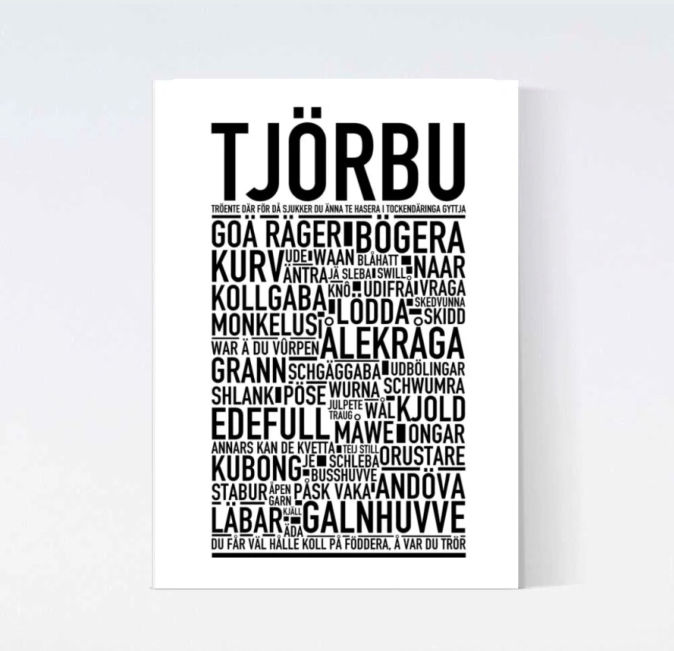 Tjörbu Poster