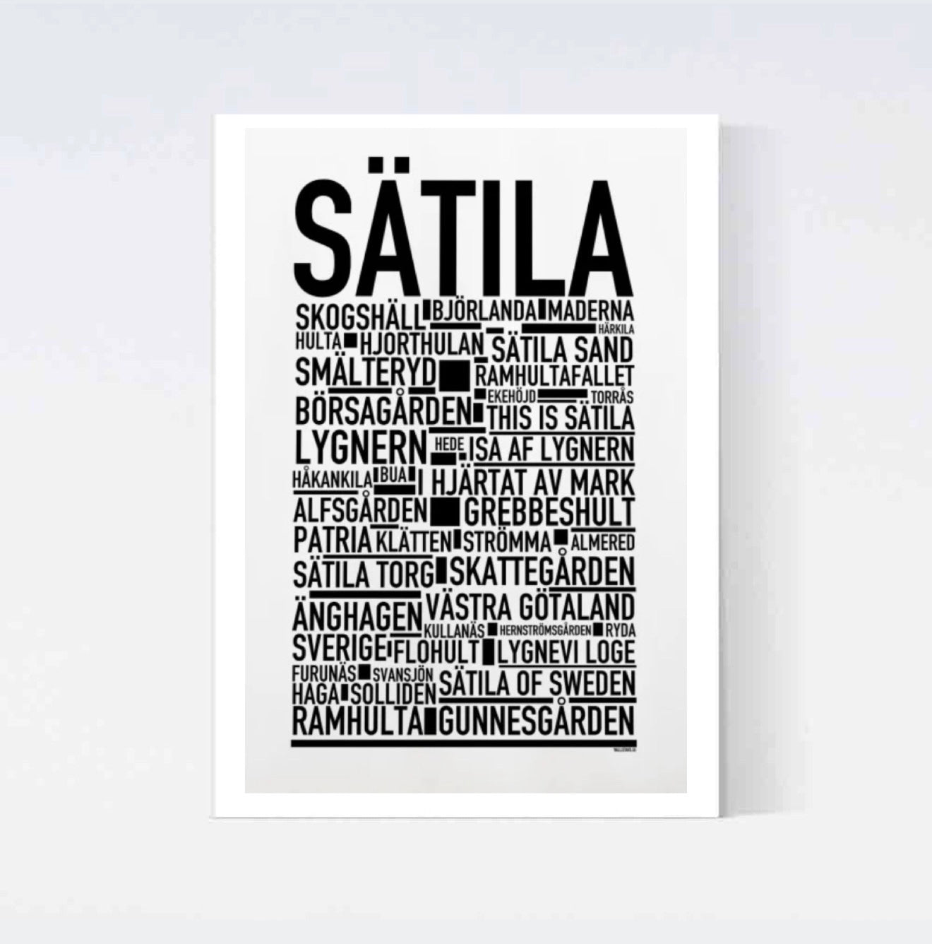 Sätila Text Poster