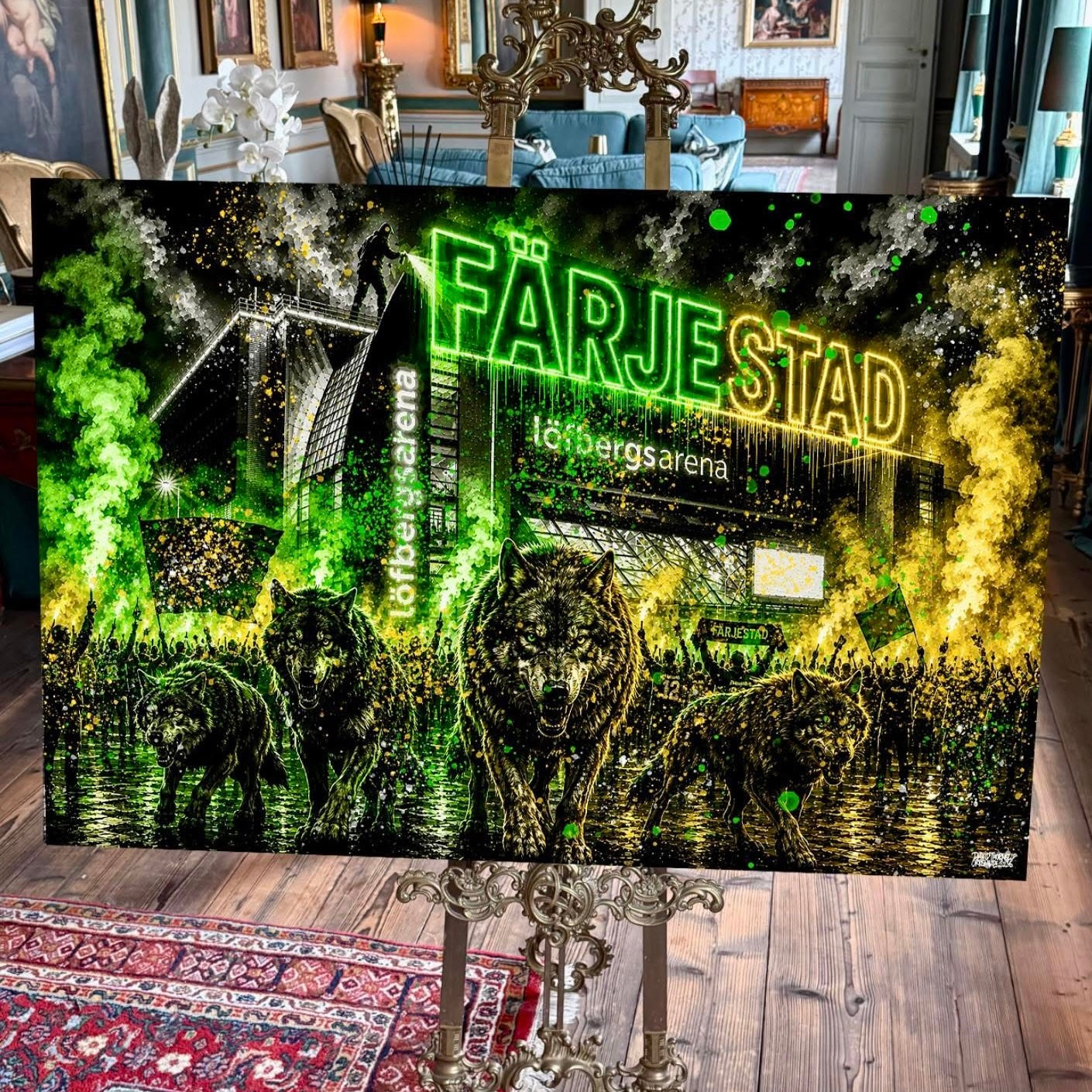 Färjestad canvastavla 80x120cm