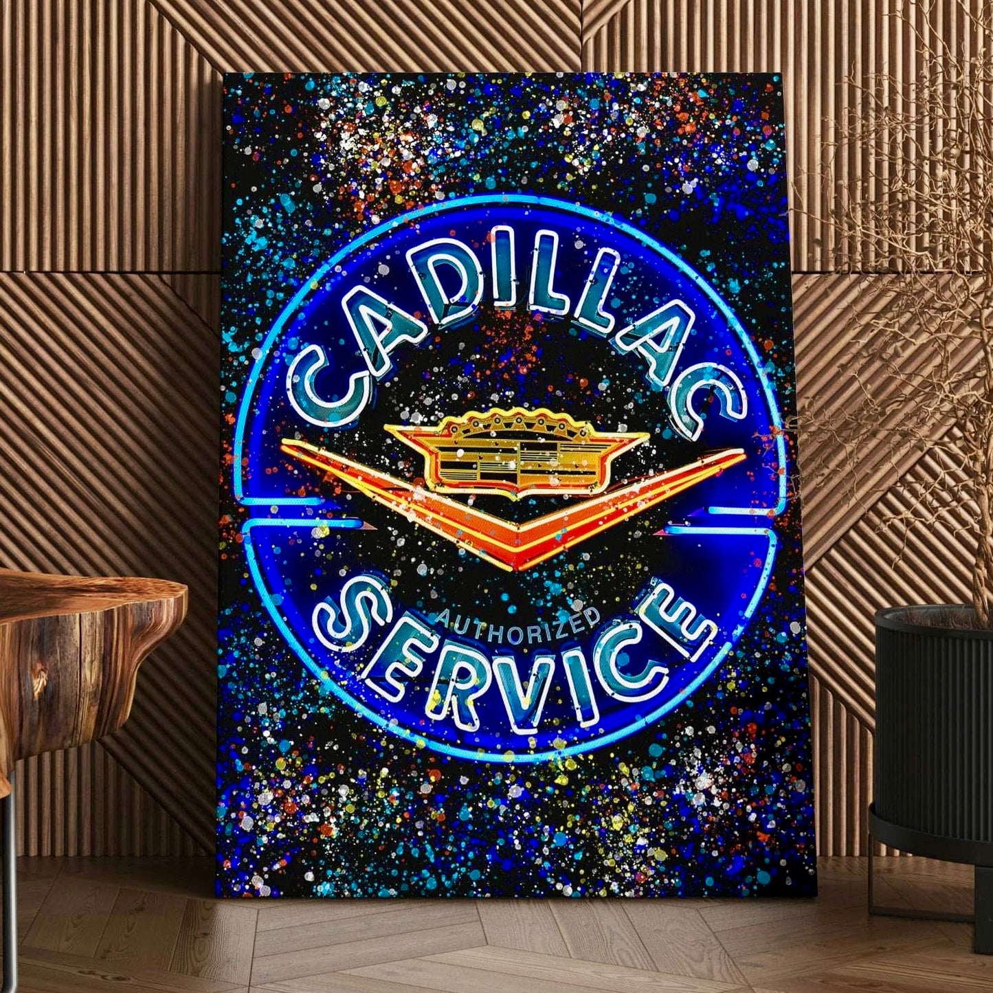 Cadillac Service Blue Canvas